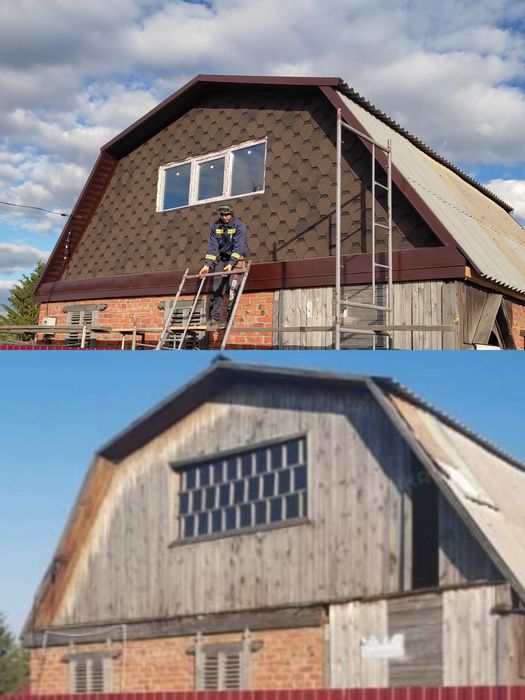 Крыши, фронтоны, сайдинг