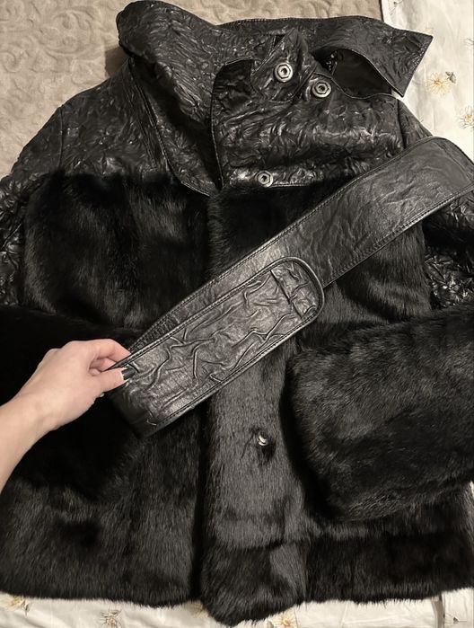 Enigma studio палто естествен косъм намаление