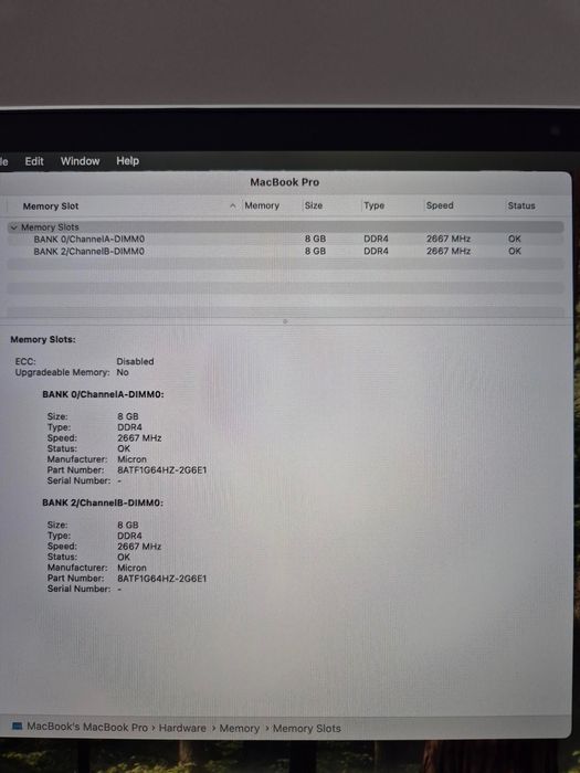 MacBook Pro 16" Intel i7 6-core 2,6GHz 500GB SSD 16GB RAM AMD Radeon