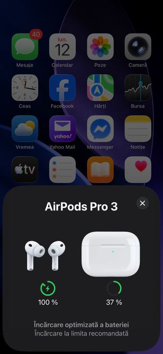 Aipods Pro 3 ultima generatie, noi,sigilate,compatibile IOS si Android