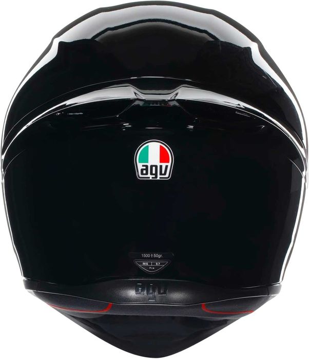 Нова Каска за Мотор AGV K1 S E2206 BLACK GLANC, Черен Гланц, M размер