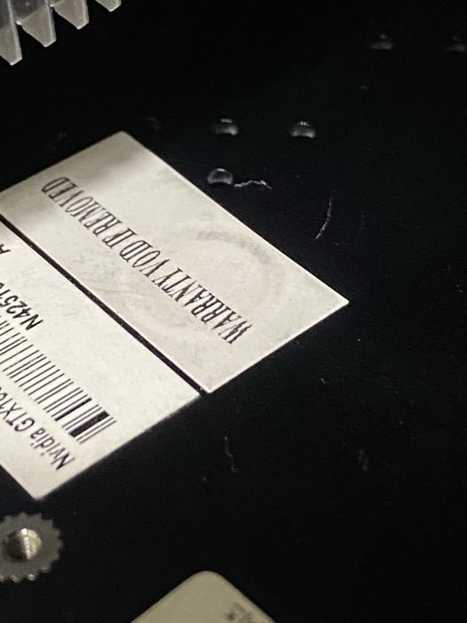 Видеокарта GTX1080 8GB на пломбе