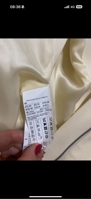 Palton de primavara Benetton