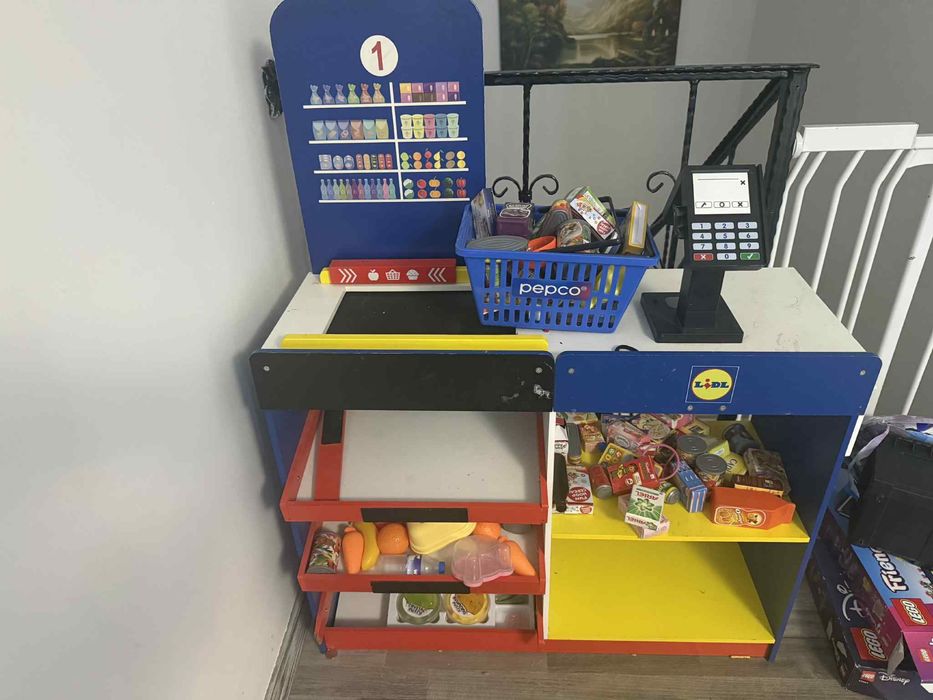 Magazin copii Lemn cu accesorii