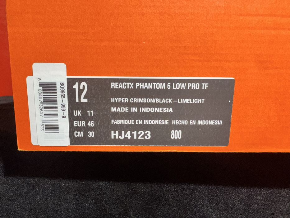 Оригинални! Nike Phantom 6 Low Pro TF - 45.5,46 Shoemag