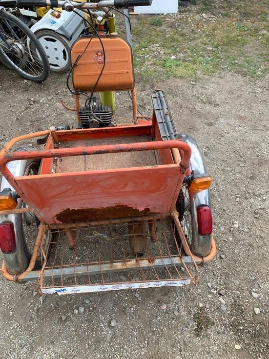 triciclu  pe benzina si electric