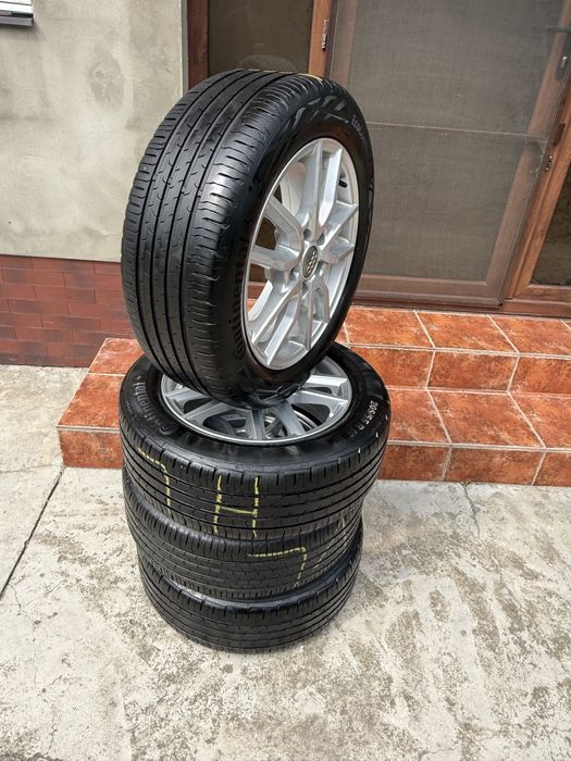 Jante 5x112 audi, skoda, vw , seat 205/55/16 anvelope vara 2023