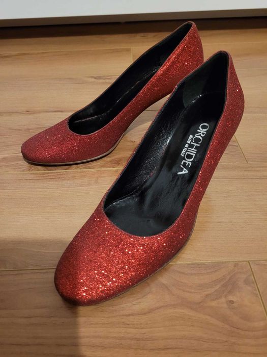 Pantofi din piele cu toc