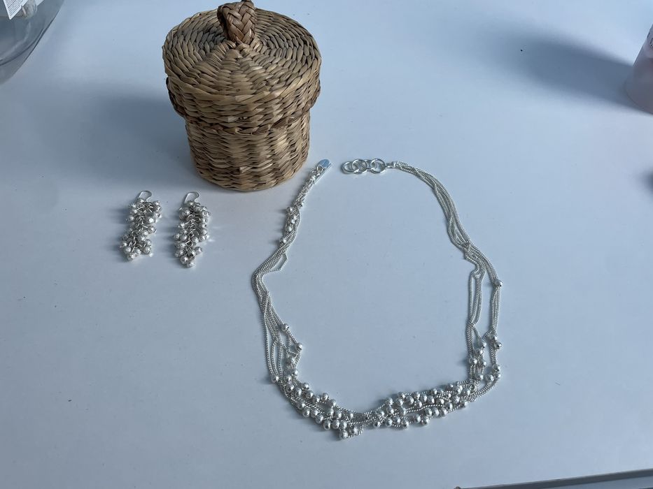 Нежно колие с обици