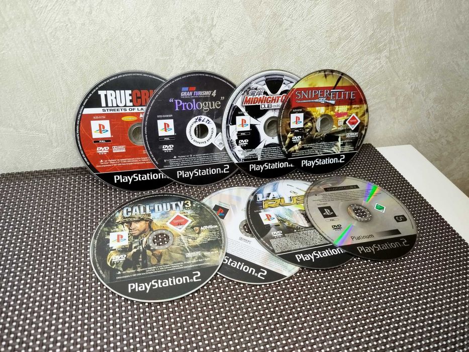 Playstation 2 ps2 диски Оригинальные лотом