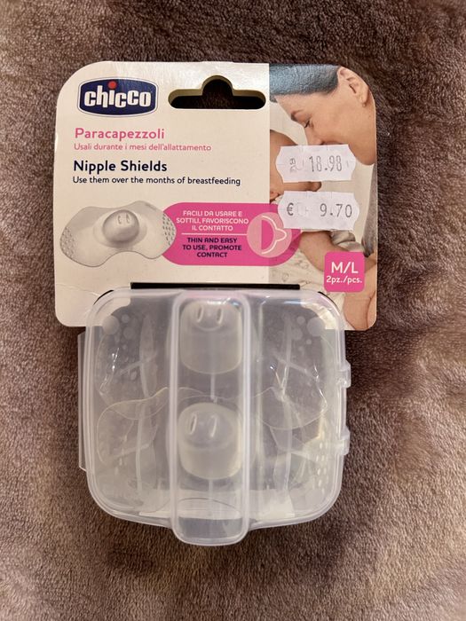 Силиконови протектори за зърна Chicco M/L