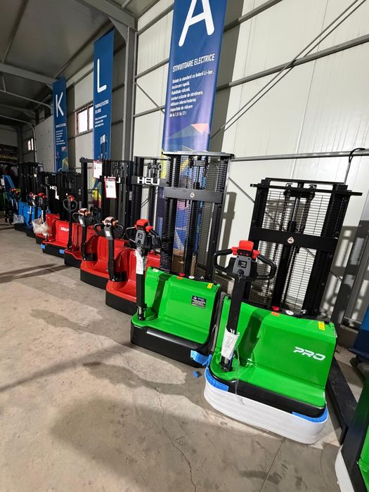 Transpaleta cu catarg Liza Electrica 1500 kg Oferta