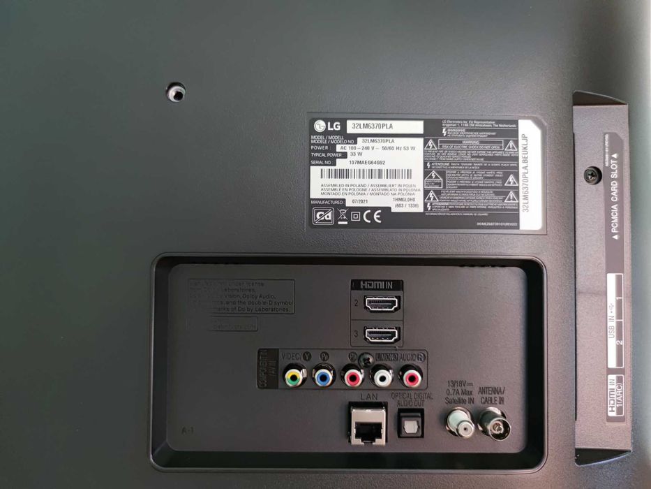 Televizor LG 32LM6370PLA – Smart TV 32”, Full HD, WebOS