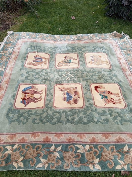 Ковёр китайский шерстяной.