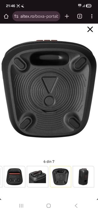 Boxa portabila JBL PartyBox Club 120, 160W, Bluetooth, IPX4, Auracast,