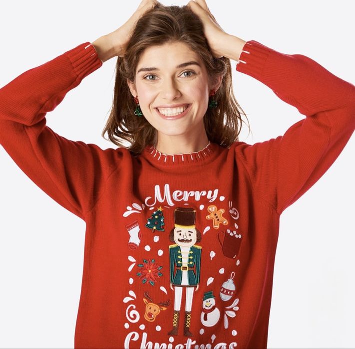 Дамски / мъжки коледен пуловер