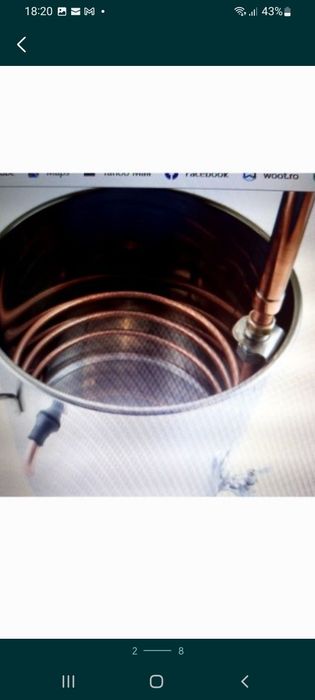 Cazan Țuică  50L/3000  lei  Premium  Complet țeavă cupru Răcitor