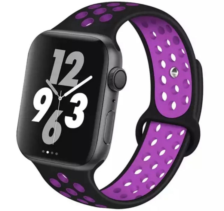 Curea Folies Husar TPU Perforat Cu 1 Pin Compatibila Ceas Apple Watch