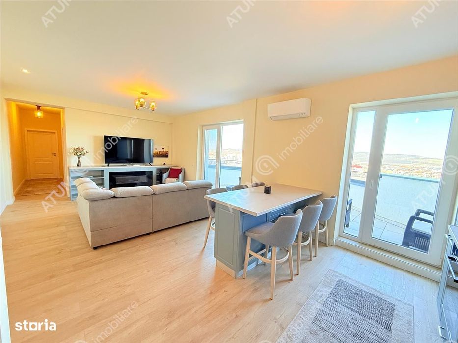 Penthouse 3 camere 85 mp utili parcare subterana boxa 110 mp teresa