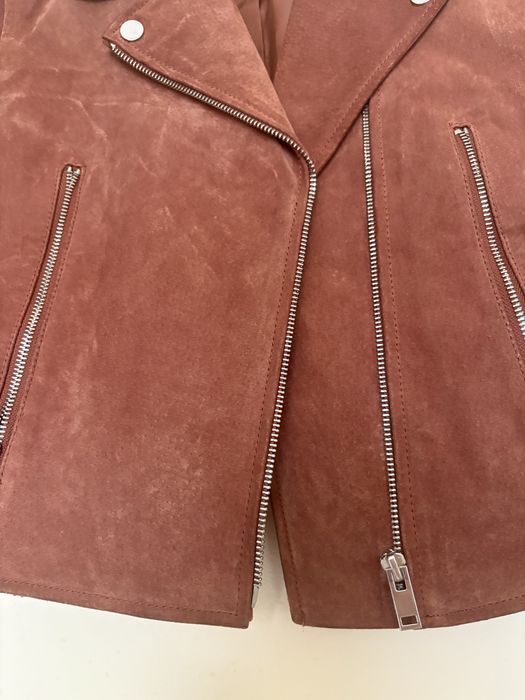 Дамско кожено яке Mango