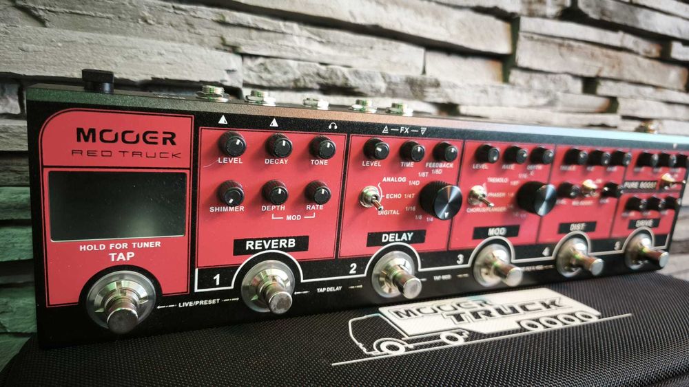 Procesor multiefect efecte pedala chitara Mooer Red Truck - Garantie