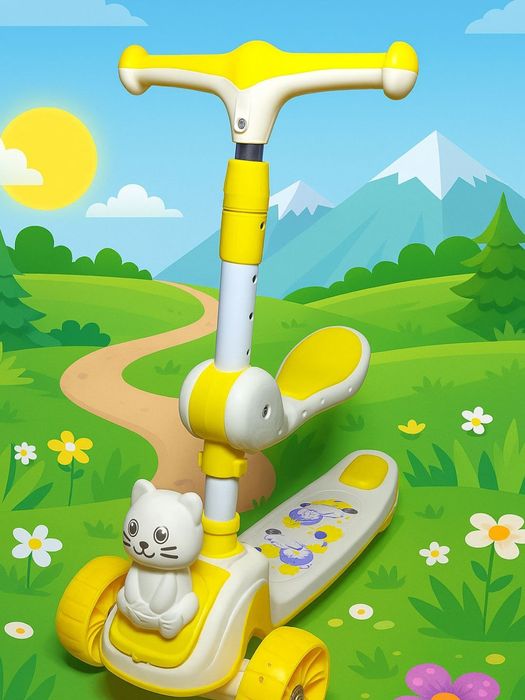 Самокат детский 3 колосьями