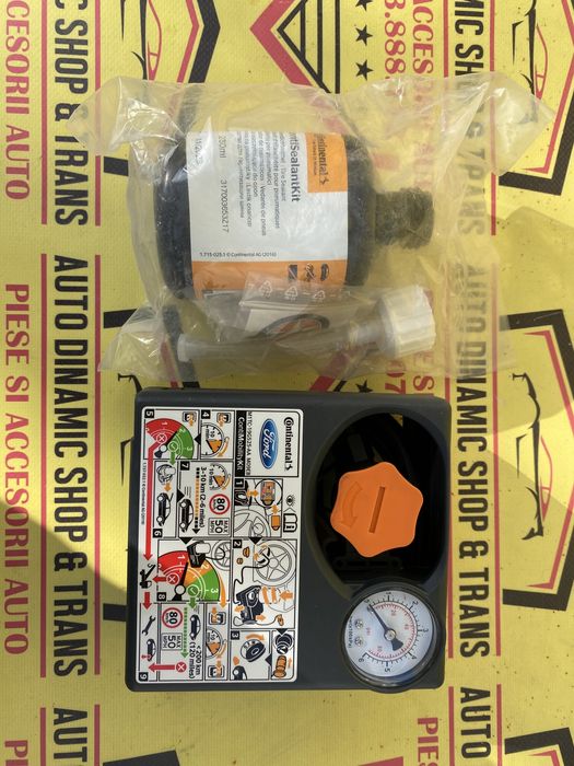 Kit pana compresor auto umflat roti original Continental 120 W