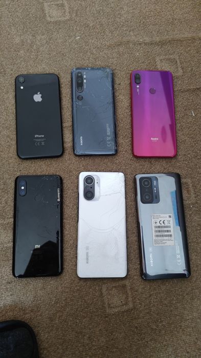 Телефони Xiaomi/iPhone за части/ремонт