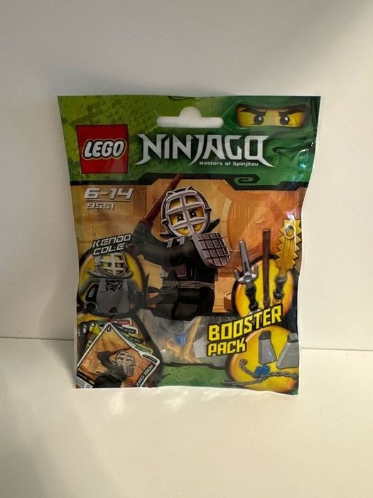 Lego Ninjago 9551 booster pack kendo cole RAR , SIGILAT
