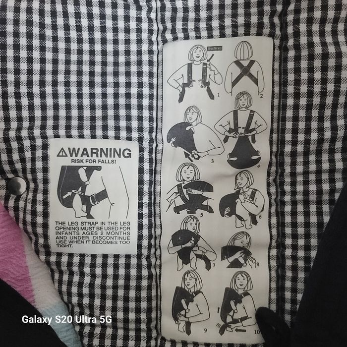 Kenguru ryukzak slingi chaqaloqlar uchun.