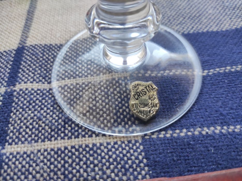 Set pahare de cristal perioada comunistă, Mediaș