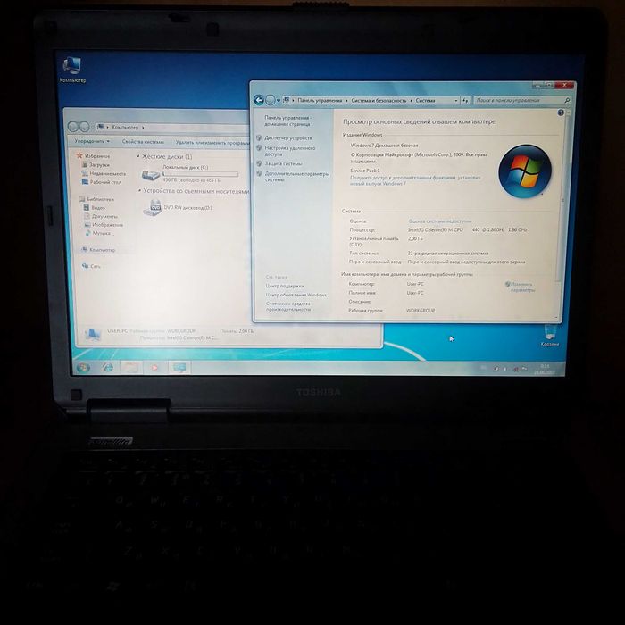 Ноутбук Samsung HDD 500Gb.