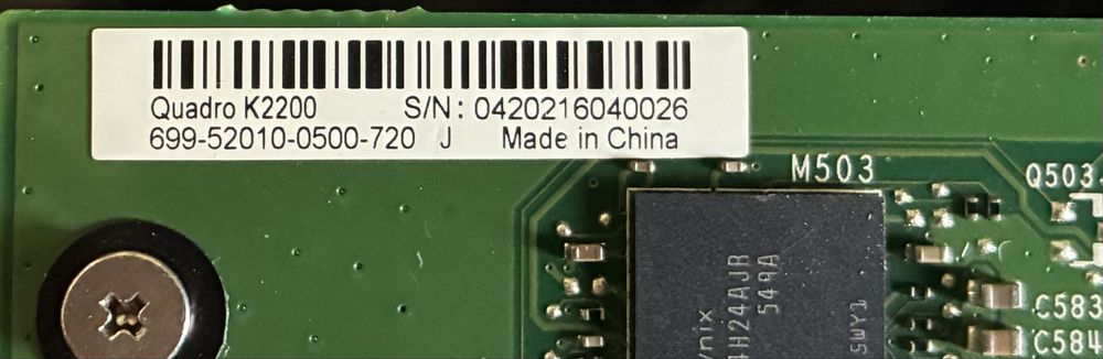 Nvidia Quadro K2200 (4Gb GDDR 5)