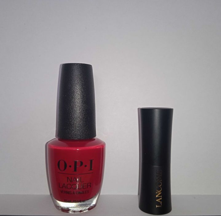 Комплект (лак за нокти OPI и червило Lancôme)