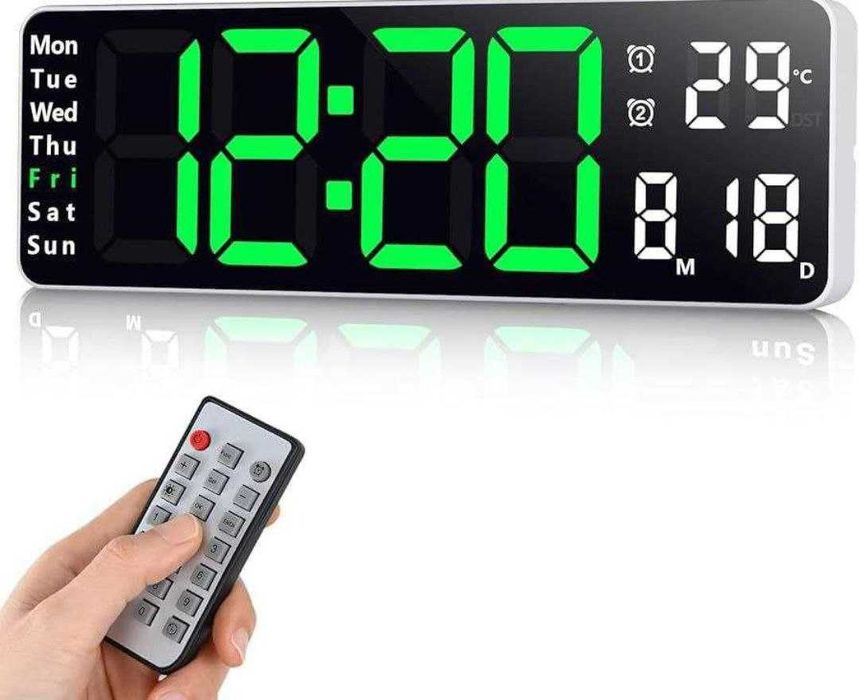 Настенные Электронные Часы с памятью Elektron devor soat Электрон Соат