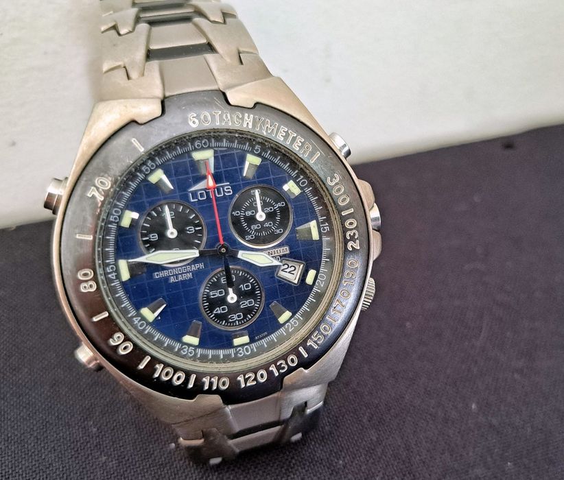 Ceas Lotus chronograph all titanium,  alarm