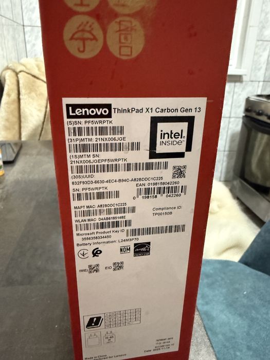 Laptop Ultrabook Lenovo ThinkPad X1 Carbon Gen 13 14