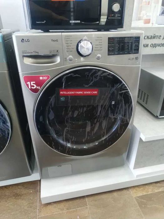 Стиральная машина LG 15 кг F0L9DYP2S AI DD TurboWash Steam ThinQ