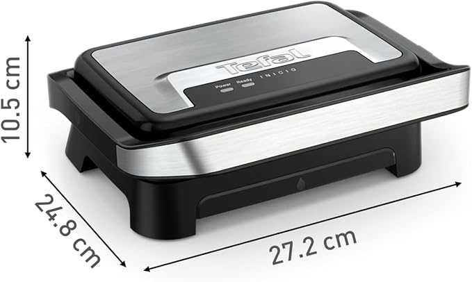 Грил скара Tefal Inicio Compact GI270D10 (Сребрист) 1000W