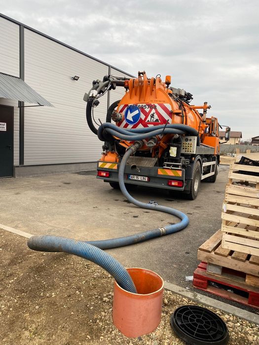 Servicii vidanjare si desfundare cu presiune si camera inspectii video