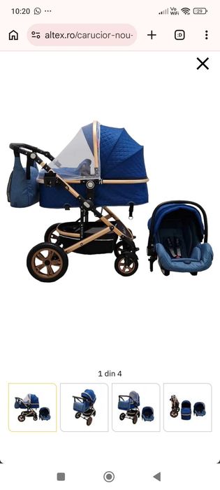 Cărucior 3in1 baieti