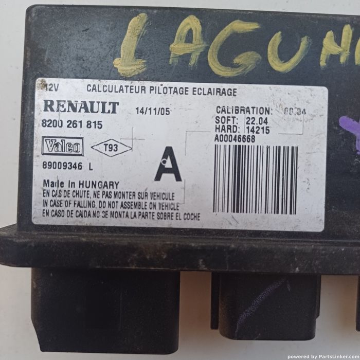 Balast Xenon Renault Laguna Ii (Bg0/1_) [ 2001 - 2007 ] Oem 8200261815