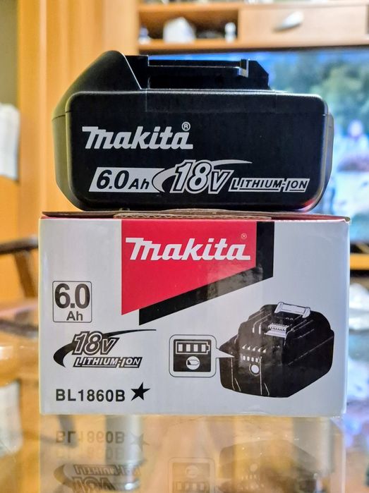 Acumulator Makita 18V 6.0 Ah BL1860B – Produs Nou  la cutie