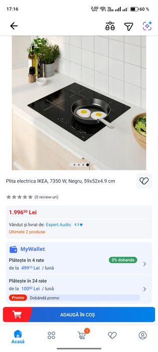 Plita electrica bucatarie inductie nou