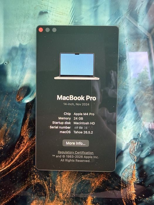 Macbook Pro M4 Pro 14 Silver