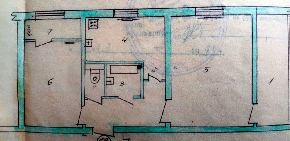 Своя 2х-комнатная с мебелью 60кв.м