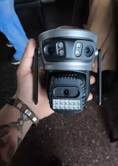 Camera de supraveghere tripla