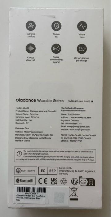 Casti Oladance Wearable Stereo