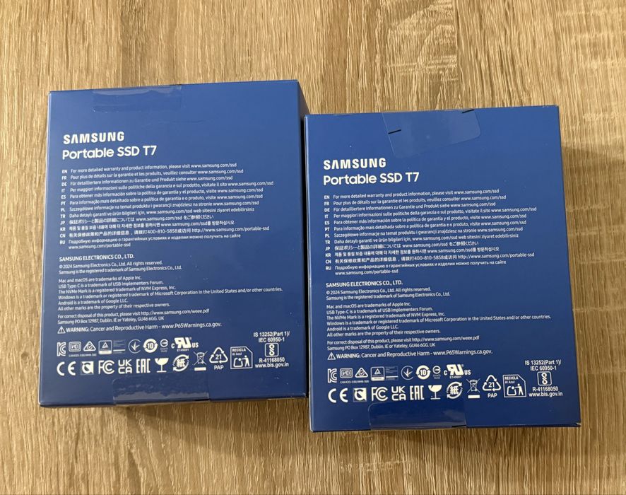 SSD Portabil 2TB Samsung T7 NOU SIGILAT ! / Portable ssd Hard Disc HDD