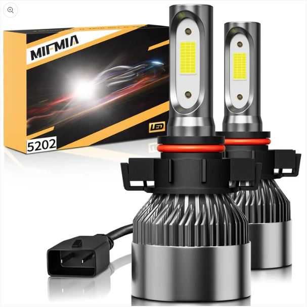 LED лампы для автомобиля MIFMIA 5202, PS19W, PS24W 6500K 15 000LM